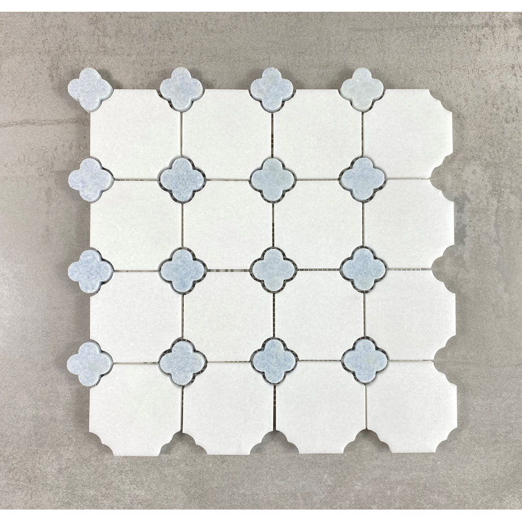 ES Stone Marble Octagon and DOT Moasic Floor Use Wall Tile Perigold